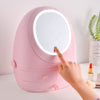 LED Mirror Makeup Storage Box Cosmetic Organizer Case