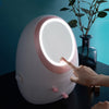 LED Mirror Makeup Storage Box Cosmetic Organizer Case