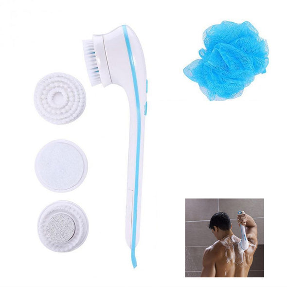 SPIN SPA BODY BRUSH WITH 5 ATTACHMENTS